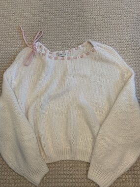 Hollister Knit Bow Sweater